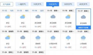 广州未来一周天气预报 广州一月天气预报30天